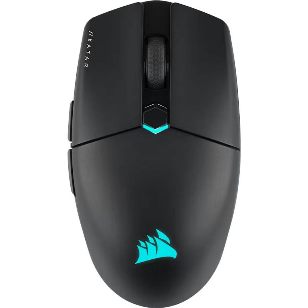 A large main feature product image of Corsair Katar Elite Wireless Gaming Mouse