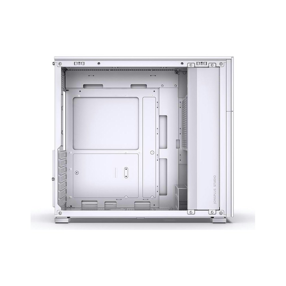 A large main feature product image of Jonsbo D41 Solid ATX Case - White