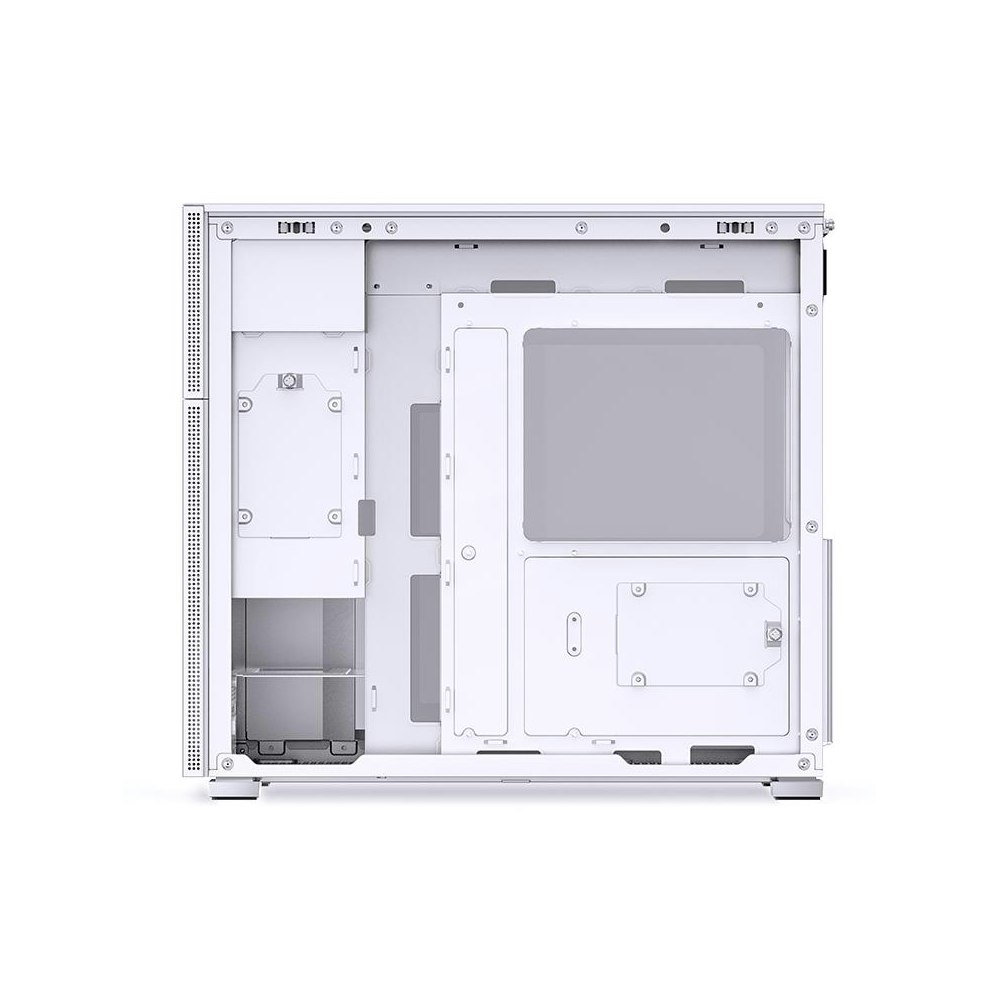 A large main feature product image of Jonsbo D41 Mesh ATX Case - White