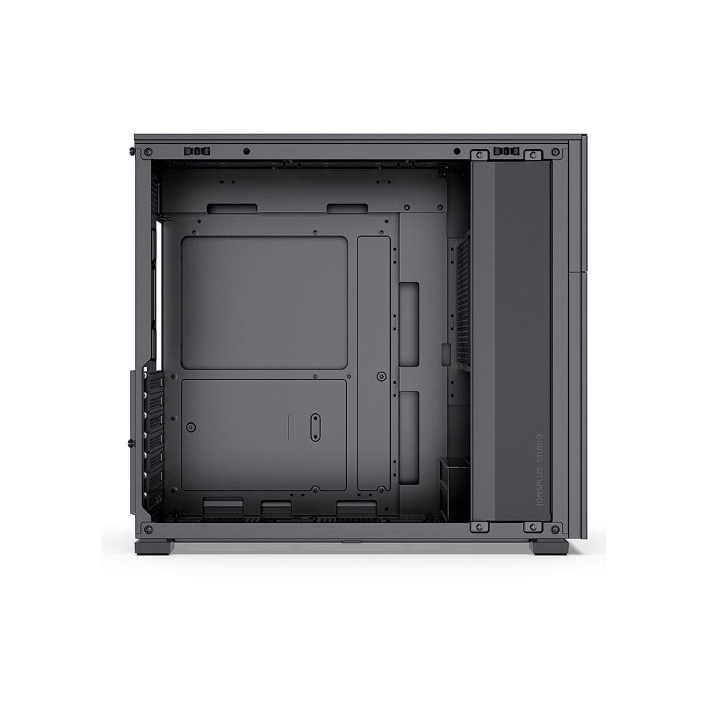 A large main feature product image of Jonsbo D41 MESH 35.4L Compact ATX Case w/ LCD (Black)
