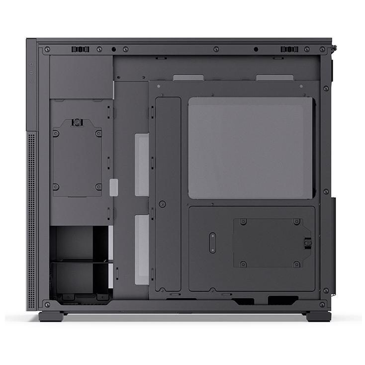 A large main feature product image of Jonsbo D41 MESH 35.4L Compact ATX Case w/ LCD (Black)