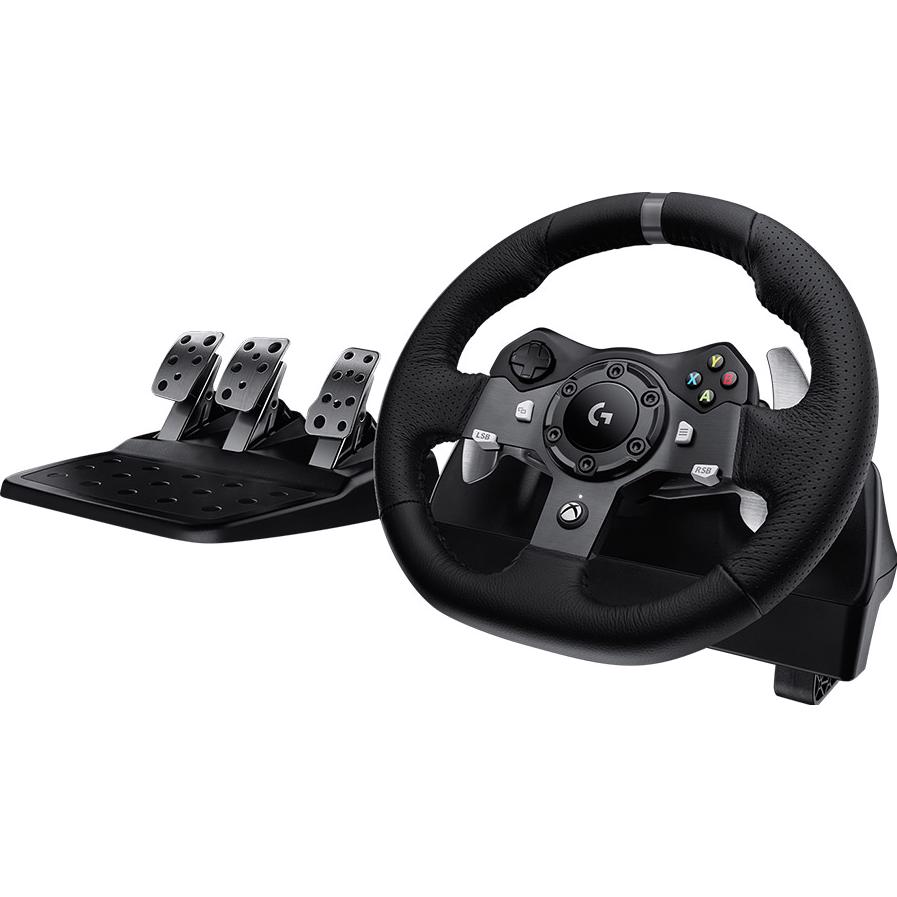 A large main feature product image of Logitech G920 Driving Force Racing Wheel for Xbox and PC