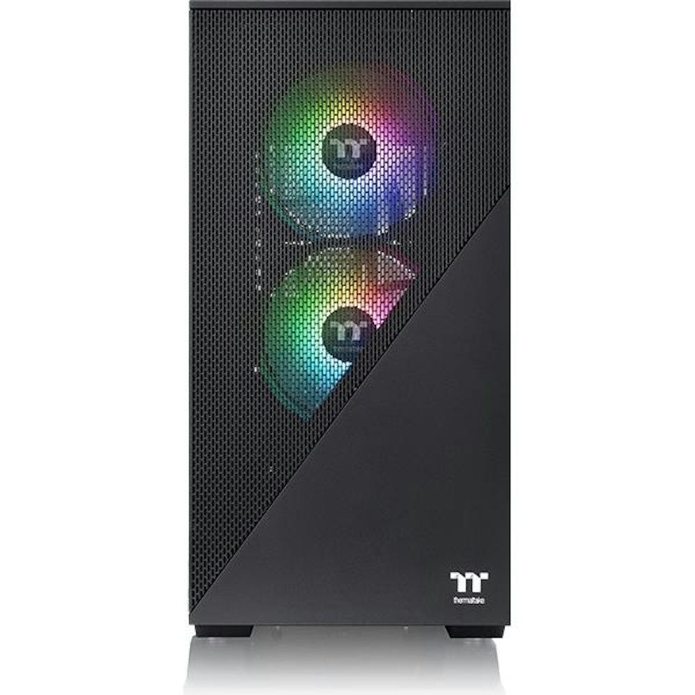 A large main feature product image of Thermaltake Divider 170 - ARGB Micro Tower Case (Black)