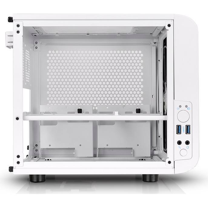 A large main feature product image of Thermaltake Core V1 SFF Case - Snow