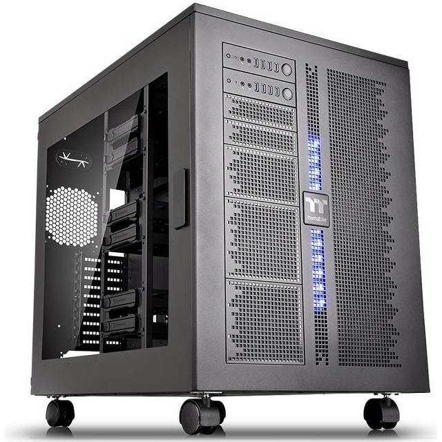 A large main feature product image of Thermaltake Core W200 Super Tower Case - Black