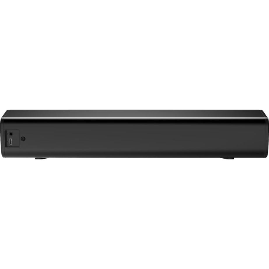 A large main feature product image of Creative Stage AIR V2 Bluetooth Under-Monitor Speaker - Black