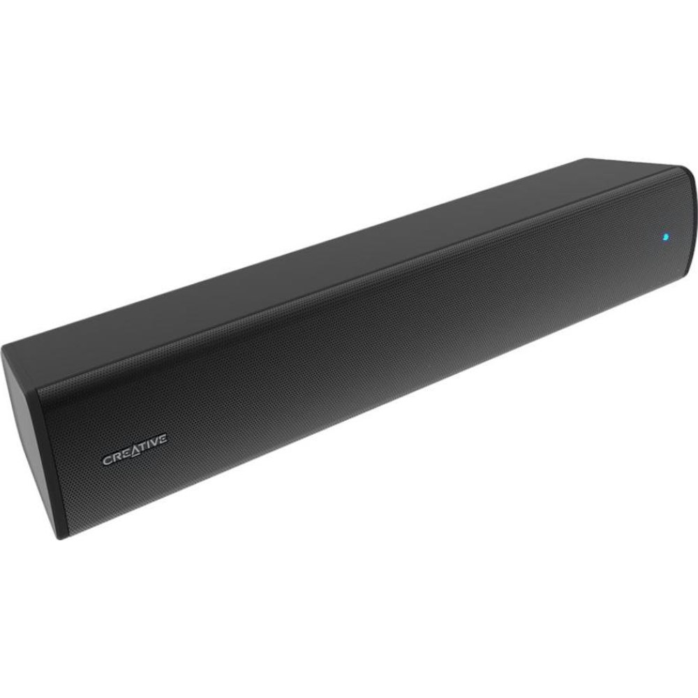 A large main feature product image of Creative Stage AIR V2 Bluetooth Under-Monitor Speaker - Black