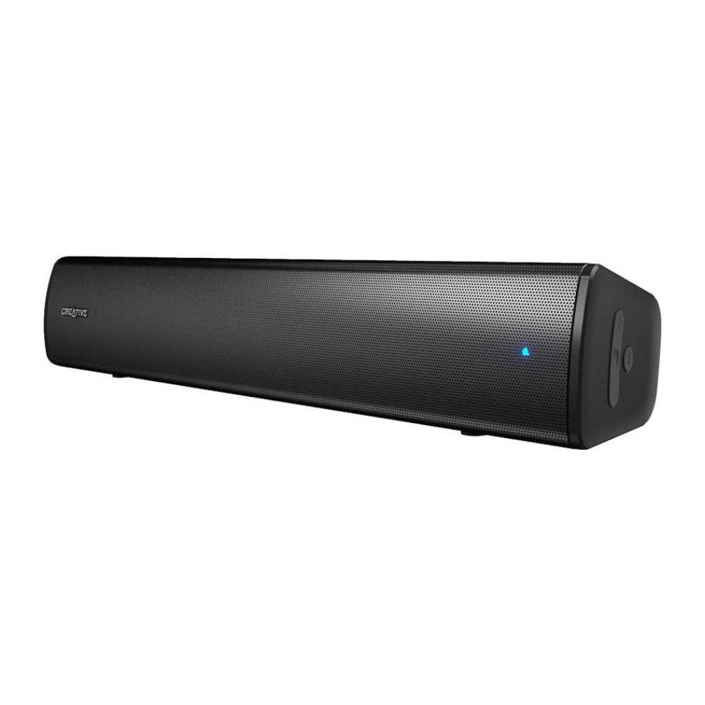 A large main feature product image of Creative Stage AIR V2 Bluetooth Under-Monitor Speaker - Black