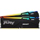 A small tile product image of Kingston 64GB Kit (2x32GB) DDR5 Fury Beast AMD EXPO RGB C36 6000MHz - Black