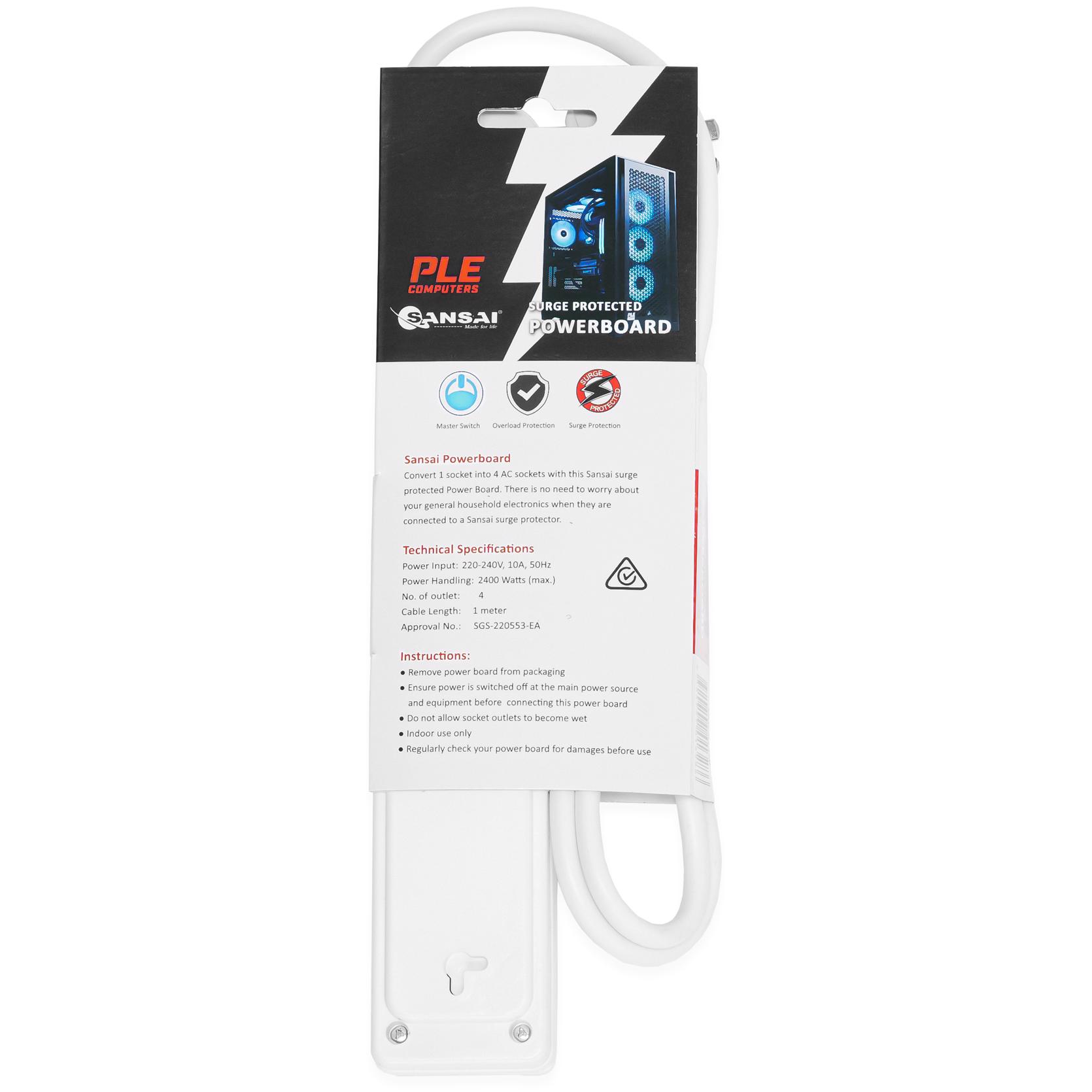 A large main feature product image of Sansai PLE 4 Way Surge Board