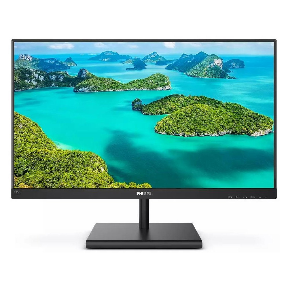 A large main feature product image of Philips 275E1S - 27" QHD 75Hz IPS Monitor