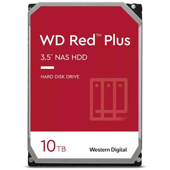 Product image of WD Red Plus 3.5" NAS HDD - 10TB 256MB - Click for product page of WD Red Plus 3.5" NAS HDD - 10TB 256MB