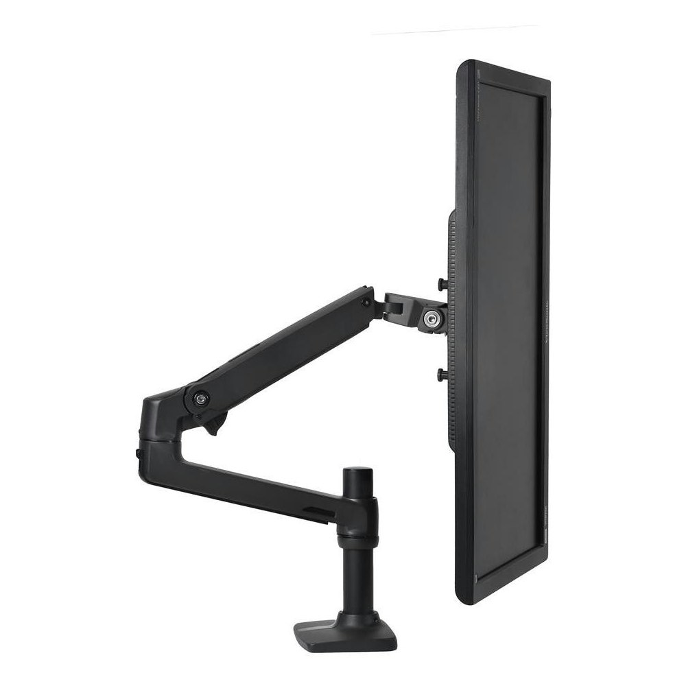 A large main feature product image of Ergotron LX Desk Monitor Arm - Matte Black