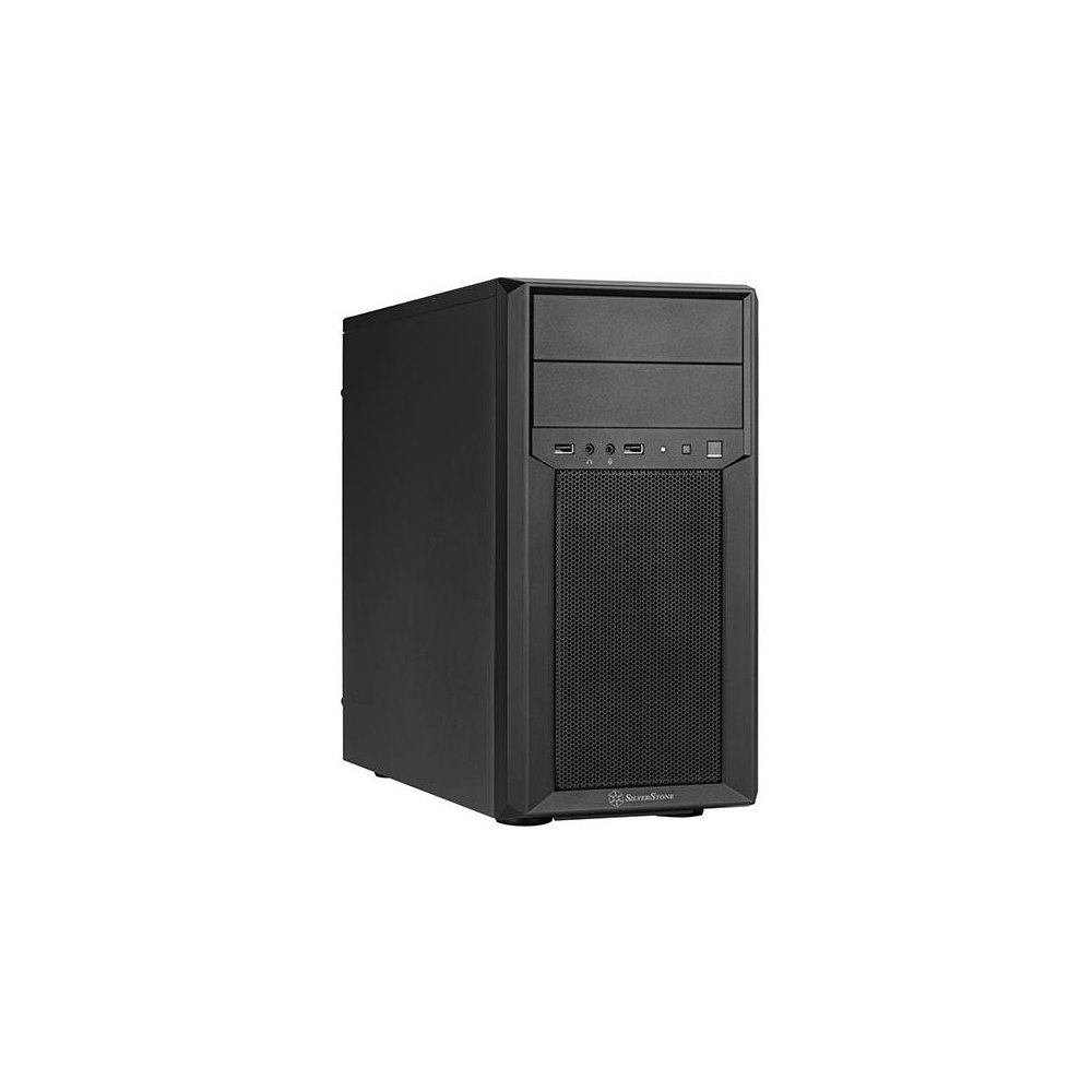 A large main feature product image of SilverStone FARA 313 Micro Tower Case - Black