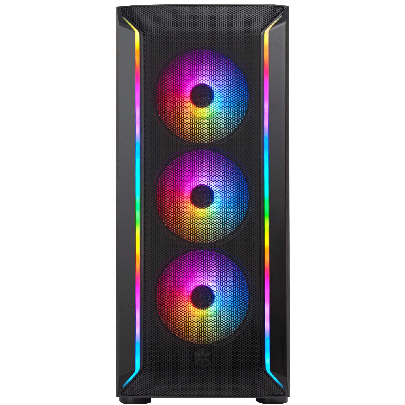 A large main feature product image of SilverStone FARA 511Z ARGB Mid Tower Case