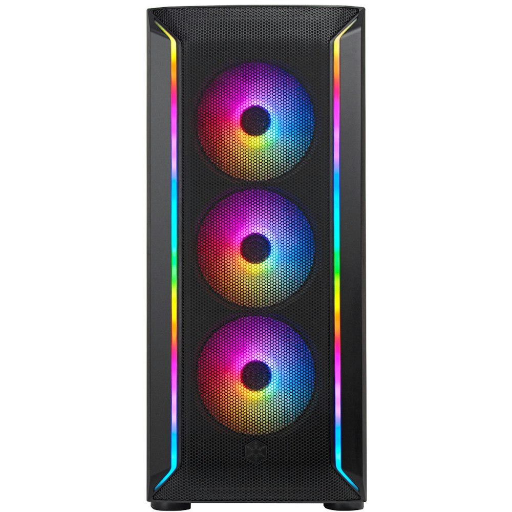 A large main feature product image of SilverStone FARA 511Z Mid Tower Case - Black