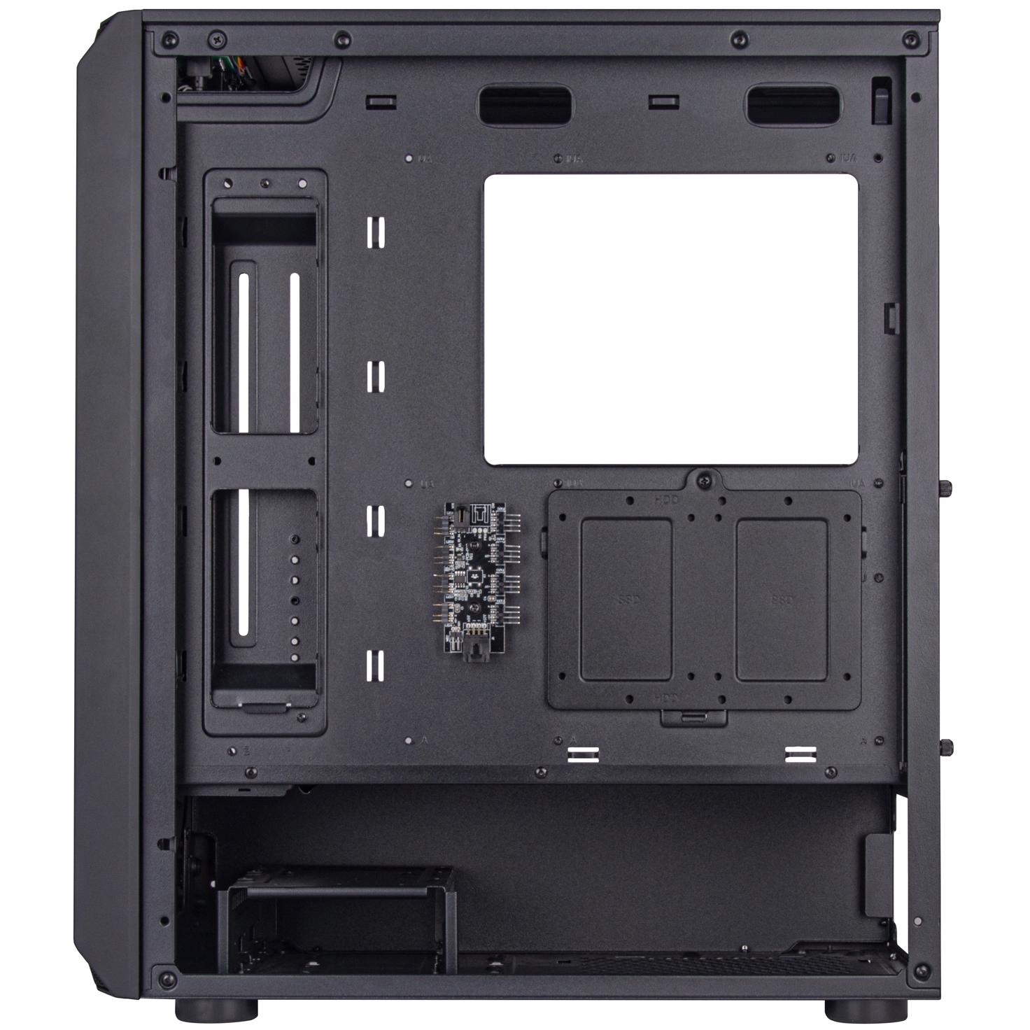 A large main feature product image of SilverStone FARA 511Z ARGB Mid Tower Case