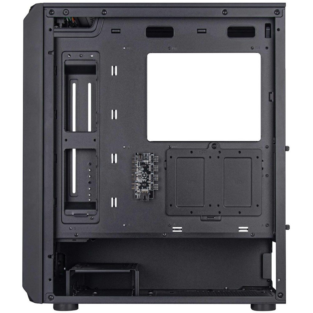 A large main feature product image of SilverStone FARA 511Z Mid Tower Case - Black