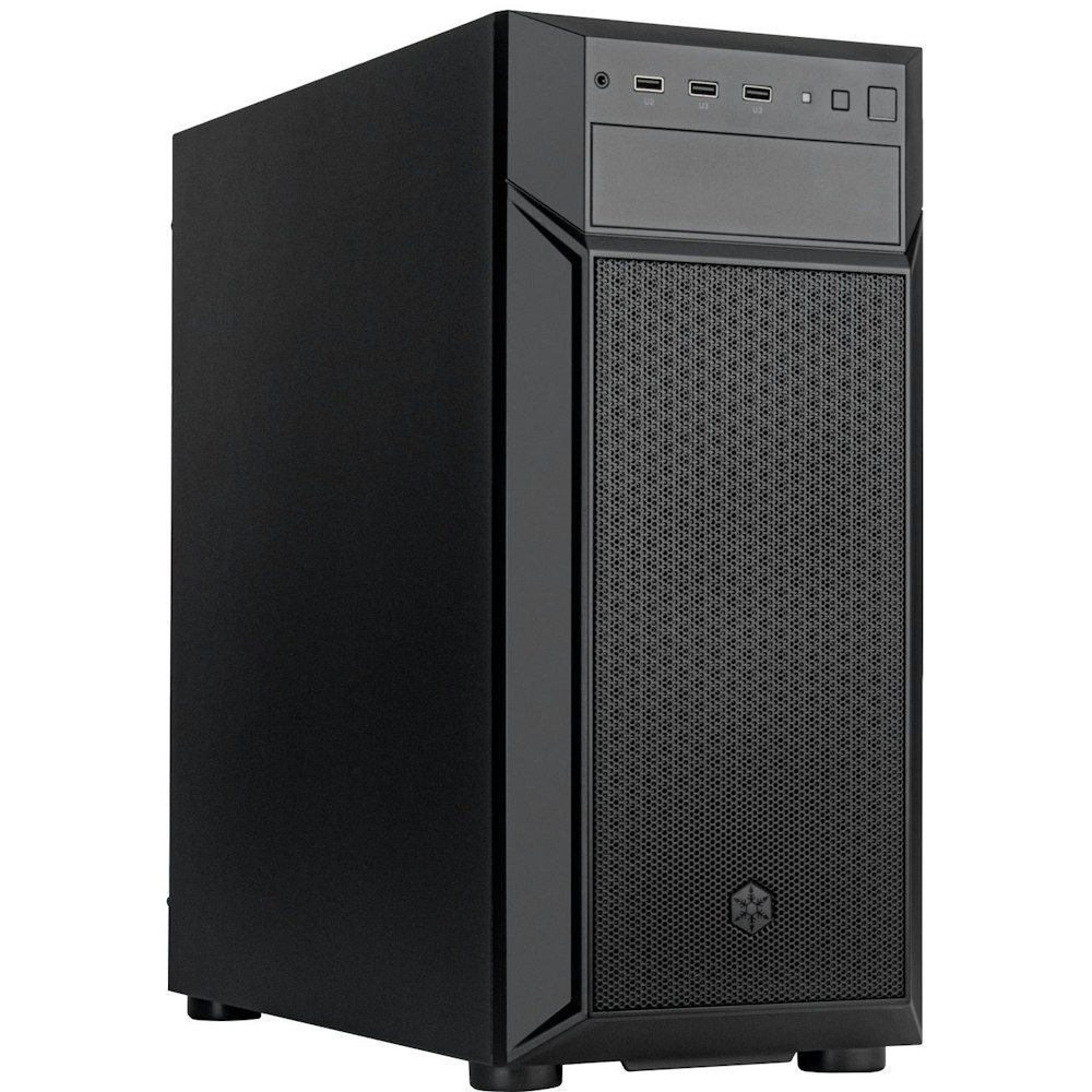A large main feature product image of SilverStone FARA 513 Mid Tower Case - Black