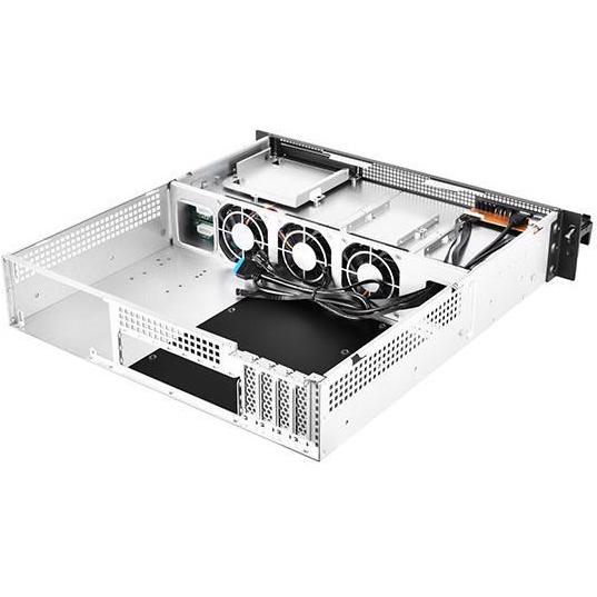 A large main feature product image of SilverStone RM21-308 2U Rackmount Case