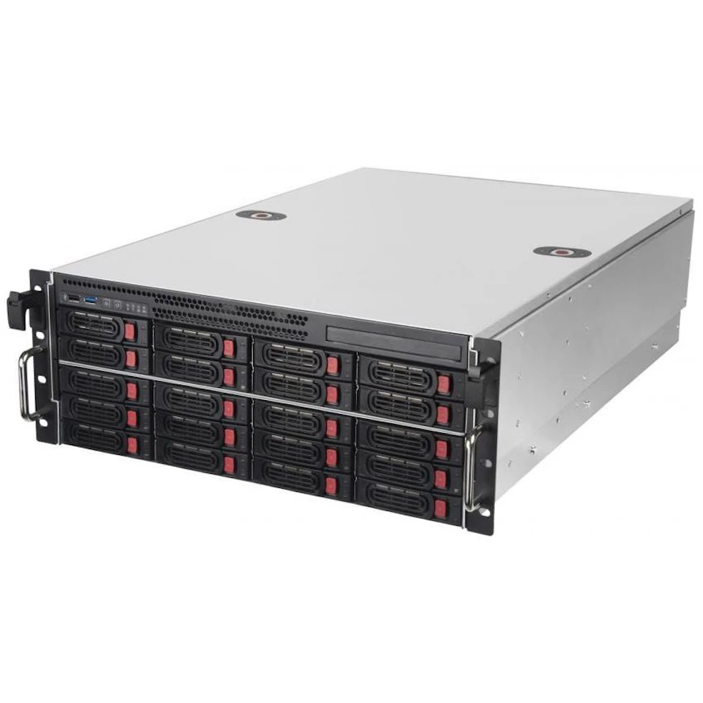 SilverStone RM43-320 4U 20-Bay Rackmount Storage Server Chassis w/ Mini-SAS Interface