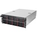 A product image of SilverStone RM43-320-RS 4U Rackmount Case - Black