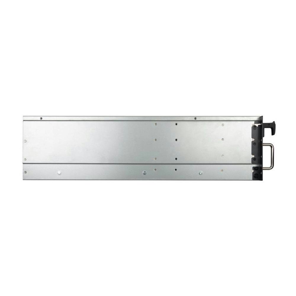 A large main feature product image of SilverStone RM43-320-RS 4U Rackmount Case - Black