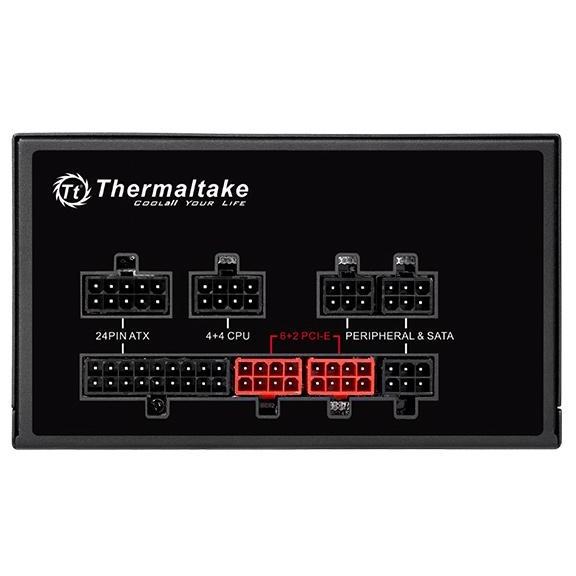A large main feature product image of Thermaltake Smart Pro RGB - 650W Bronze ATX Modular PSU