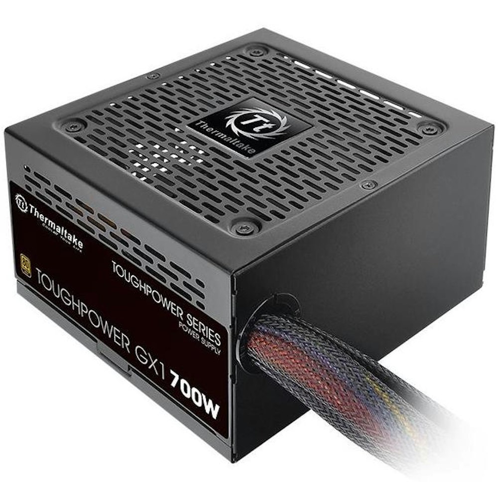 A large main feature product image of Thermaltake Toughpower GX1 - 700W 80PLUS Gold ATX PSU