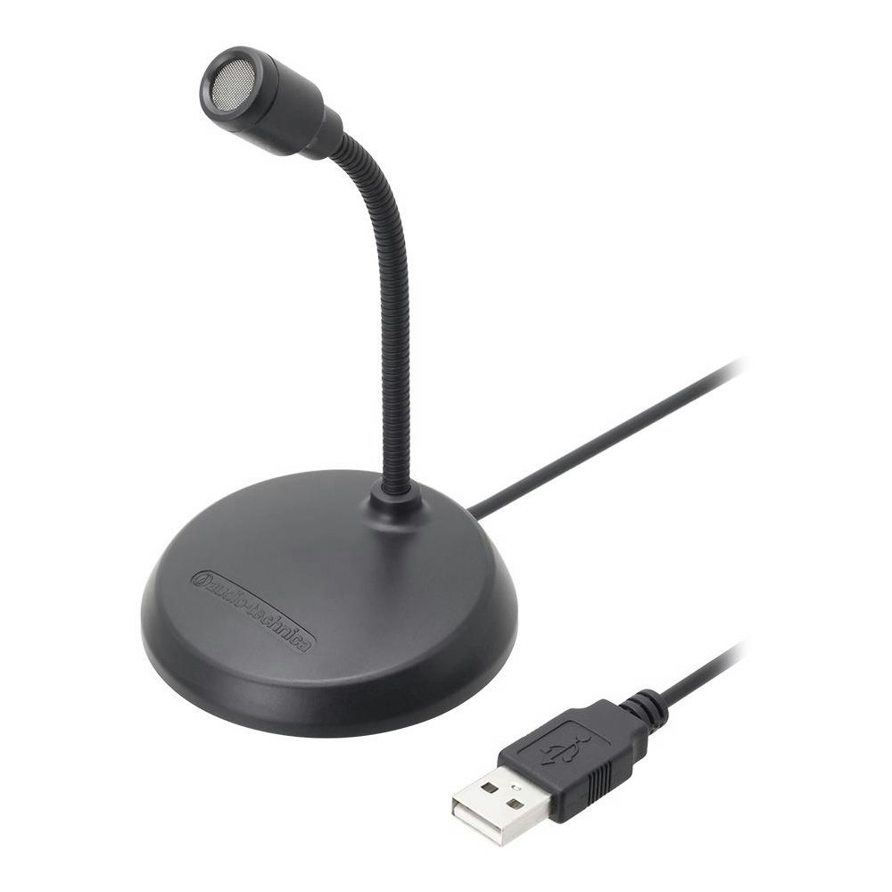 A large main feature product image of Audio-Technica ATGM1-USB USB Gaming Desktop Microphone