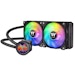A product image of Thermaltake Floe Ultra RGB 240 - 240mm AIO Liquid CPU Cooler with LCD Display