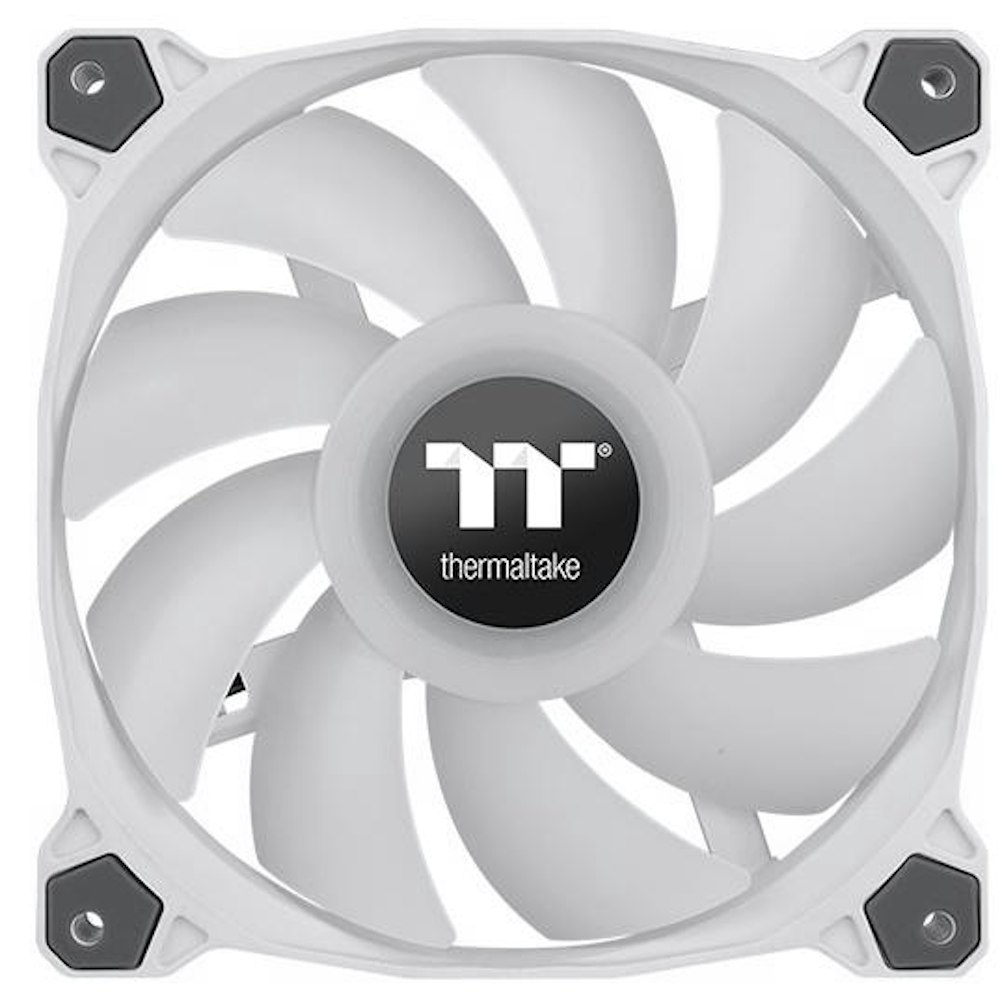 A large main feature product image of Thermaltake Pure Duo 14 ARGB - 140mm Cooling Fan (2 Pack, White)