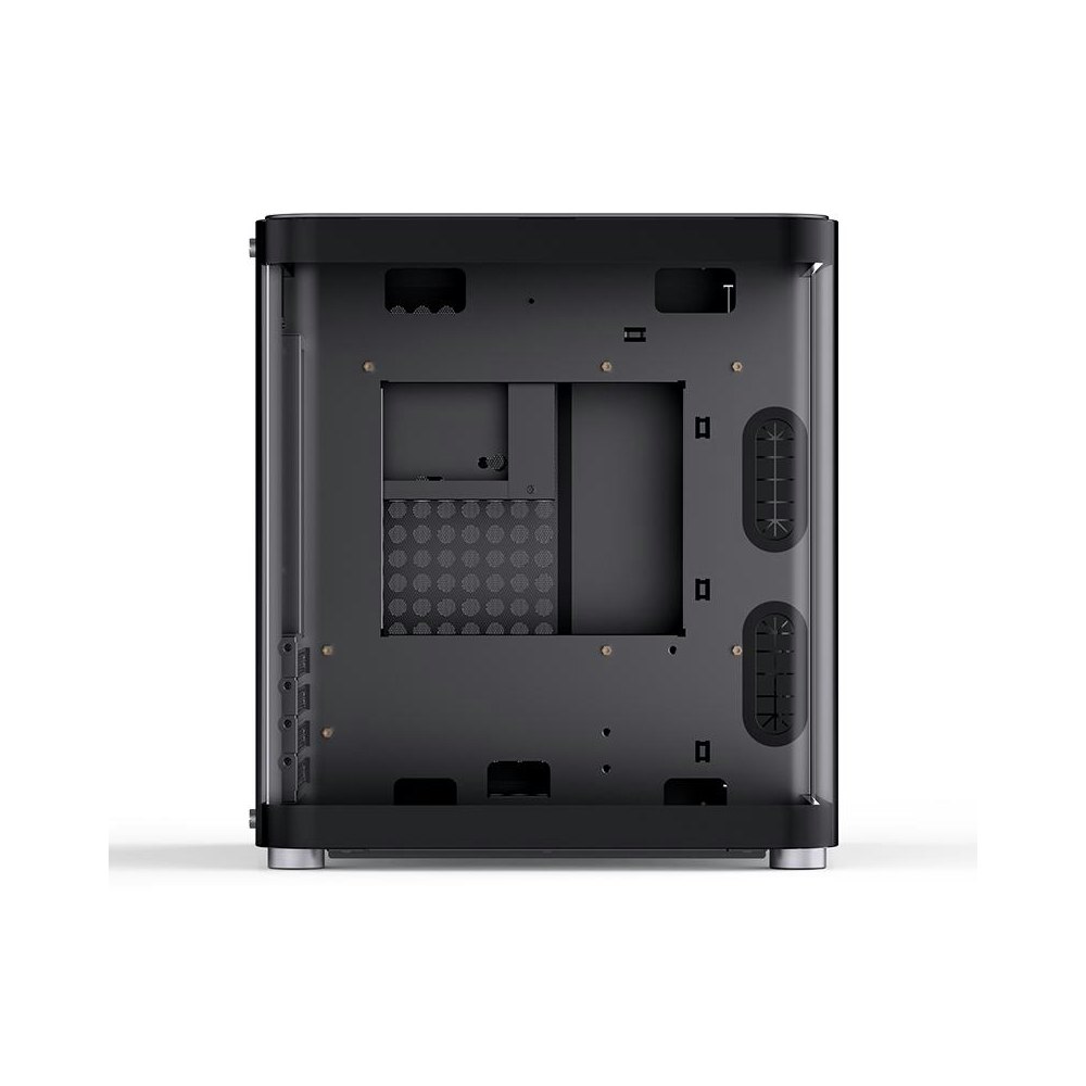 A large main feature product image of Jonsbo TK-1 mATX Case - Black
