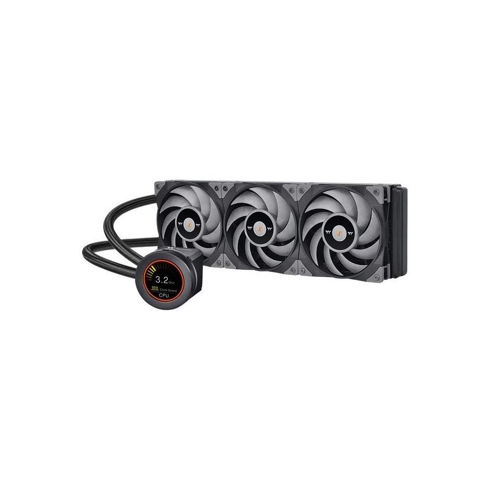A large main feature product image of Thermaltake ToughLiquid Ultra 360 - 360mm AIO Liquid CPU Cooler