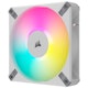 A small tile product image of Corsair iCUE AF120 RGB ELITE 120mm PWM Triple Fan Kit - White