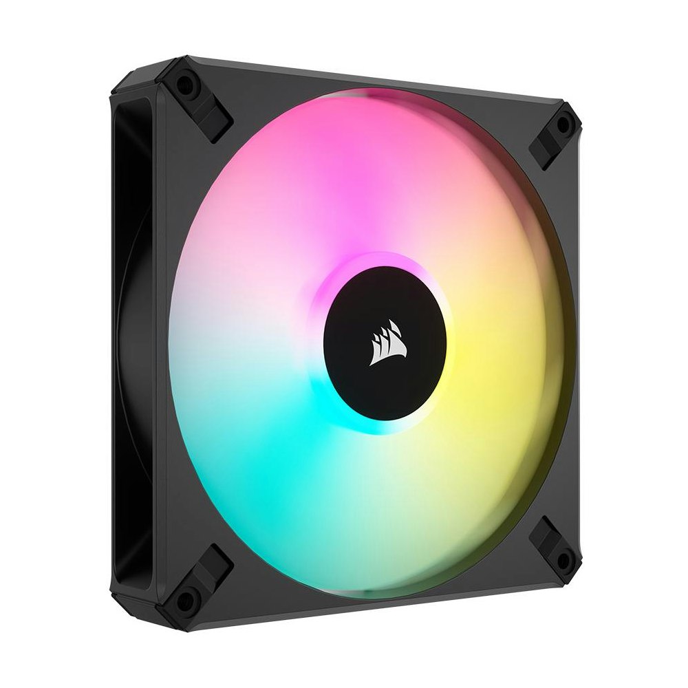 A large main feature product image of Corsair iCUE AF140 RGB ELITE 140mm PWM Dual Fan Kit