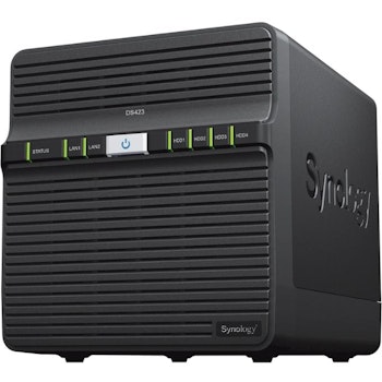 Product image of Synology Diskstation DS423 Quad Core 2GB 4 Bay NAS Enclosure - Click for product page of Synology Diskstation DS423 Quad Core 2GB 4 Bay NAS Enclosure