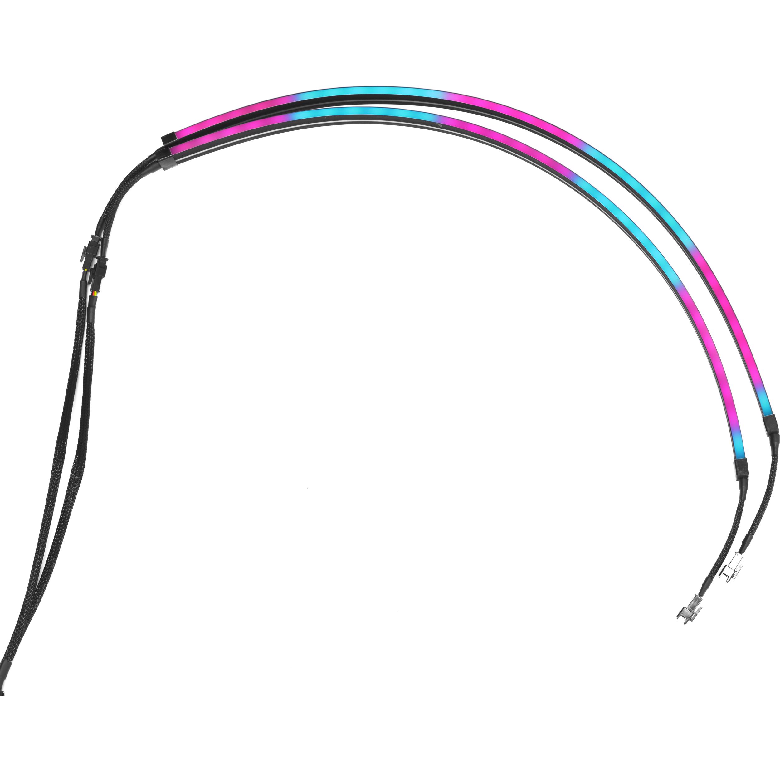 A large main feature product image of Gamerchief Neon ARGB LED Strip Kit 2x52cm 