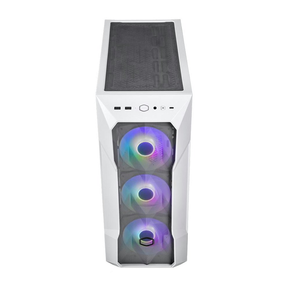 A large main feature product image of Cooler Master MasterBox TD500 Mesh V2 Mid Tower Case - White