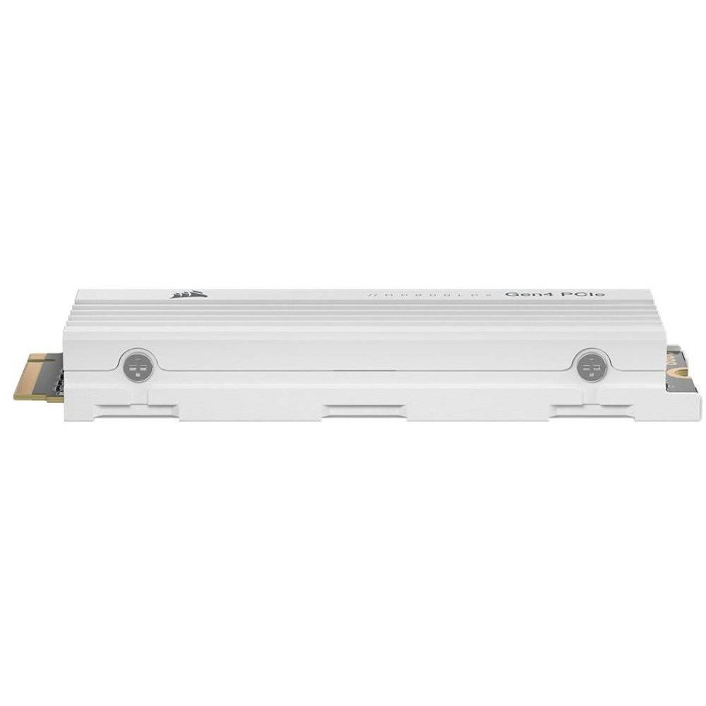 A large main feature product image of Corsair MP600 PRO LPX PCIe Gen4 NVMe M.2 SSD - 2TB White