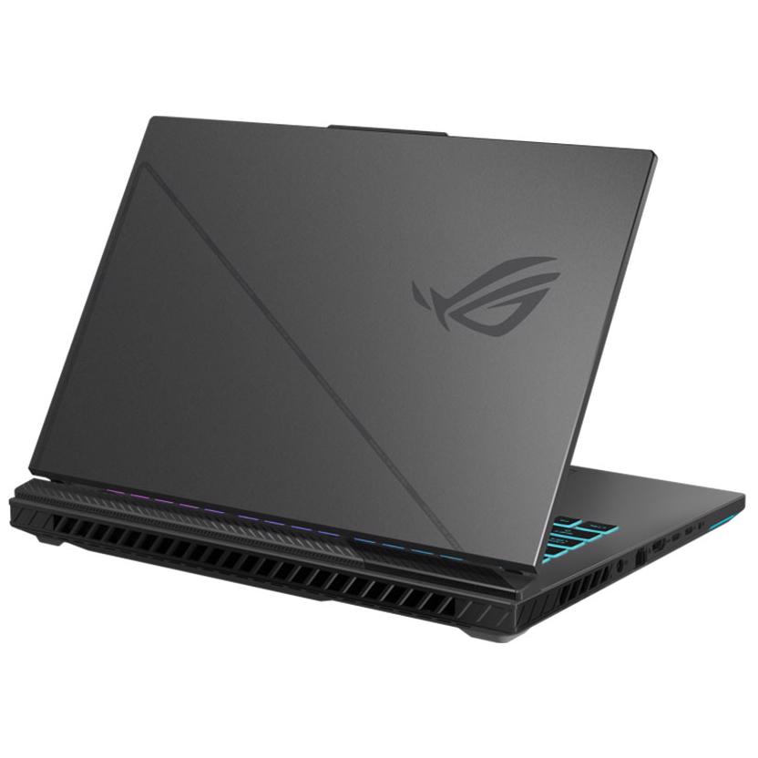A large main feature product image of ASUS ROG Strix G16 (G614) - 16" 240Hz, 13th Gen i7, RTX 4060, 16GB/512GB - Win 11 Notebook