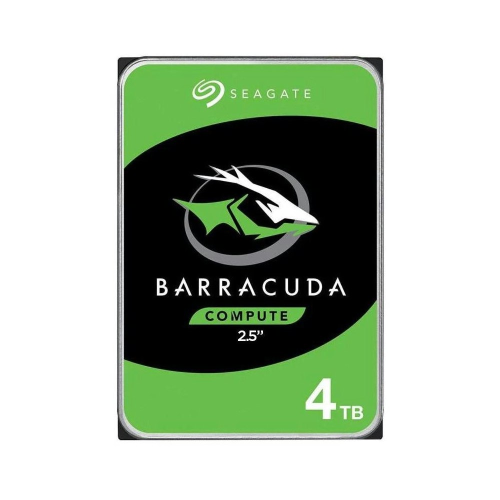 A large main feature product image of Seagate BarraCuda 2.5" Notebook HDD - 4TB 128MB