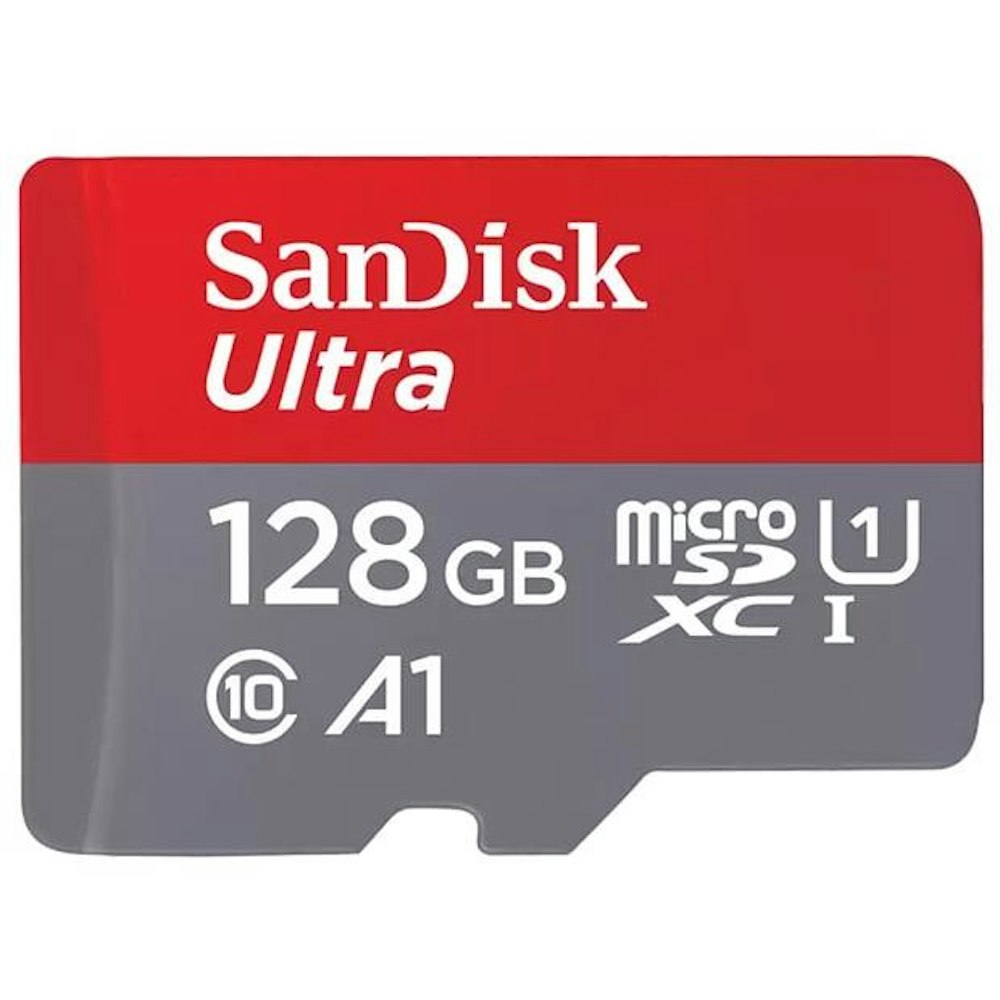 SanDisk Ultra 128GB microSDXC UHS-I Card with Adapter
