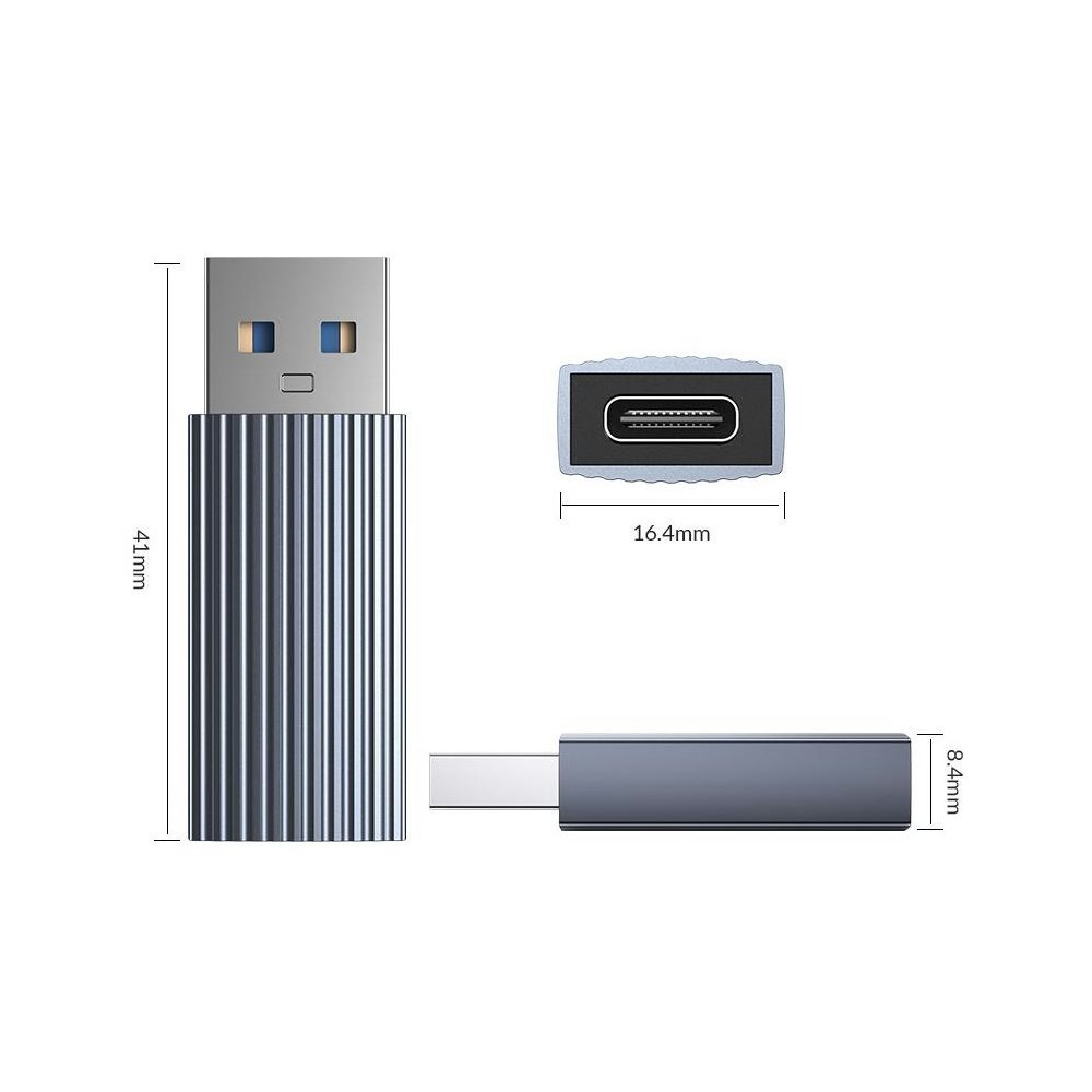 A large main feature product image of ORICO USB3.1 to Type-C Adapter
