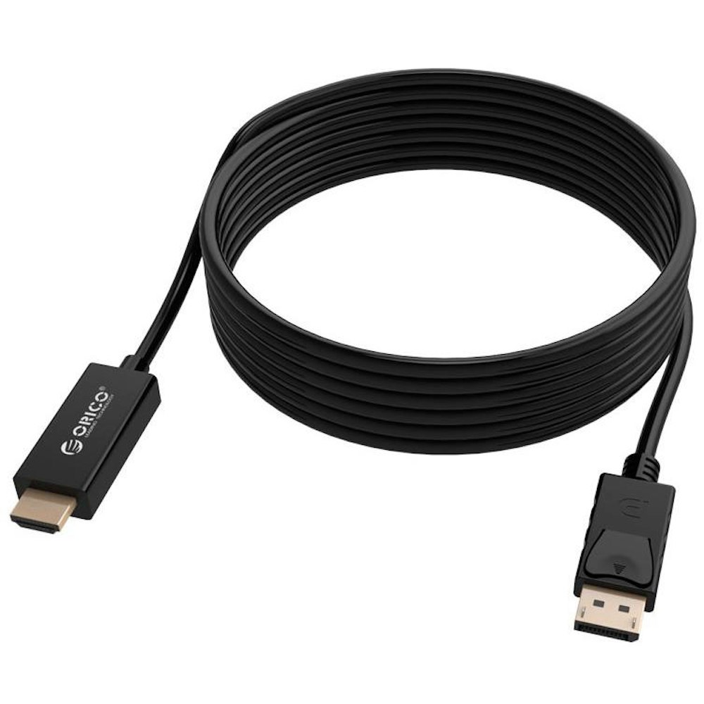 A large main feature product image of ORICO Displayport to HDMI Cable - 1.8m