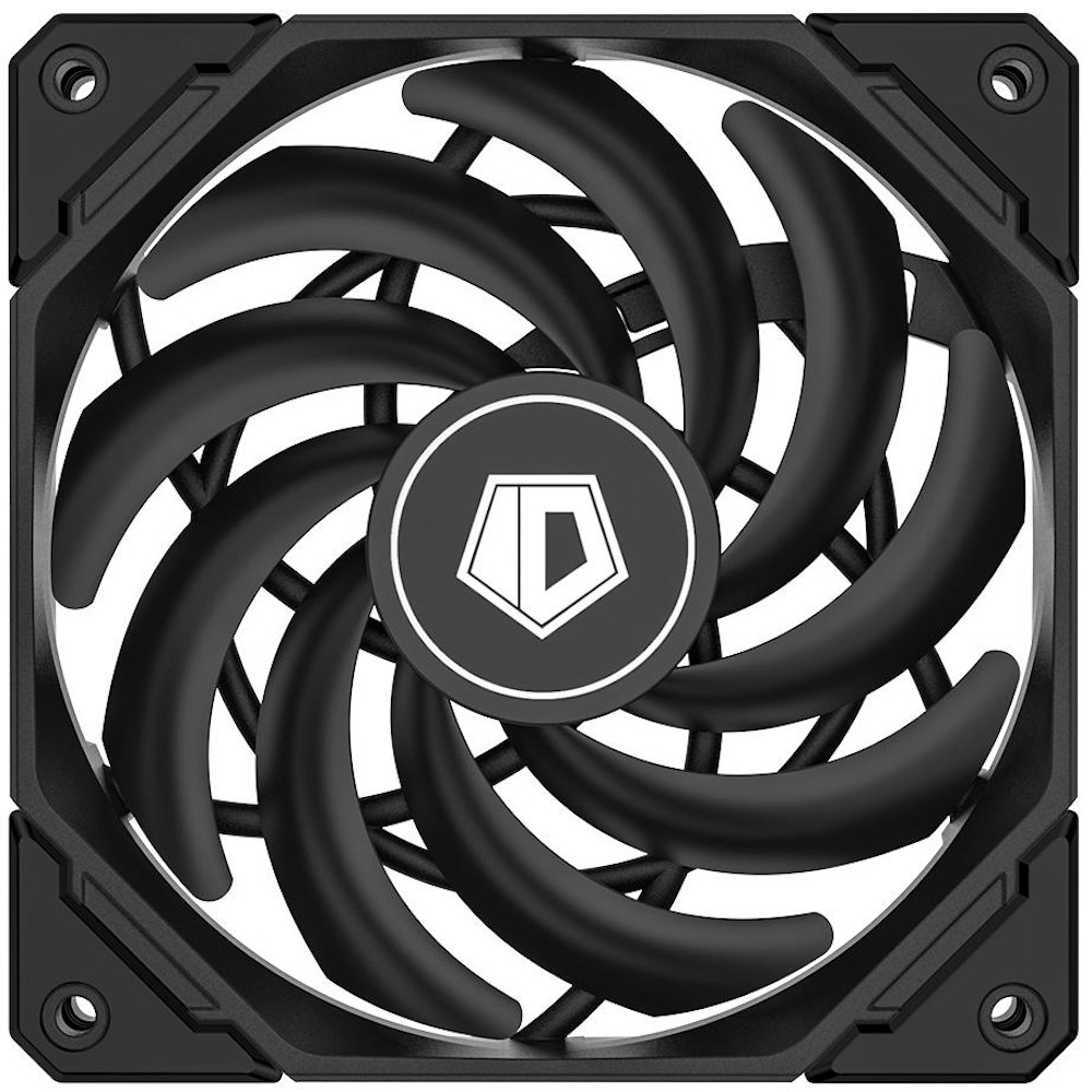 A large main feature product image of ID-COOLING XT Series Ultra Slim 120mm Case Fan - Black 