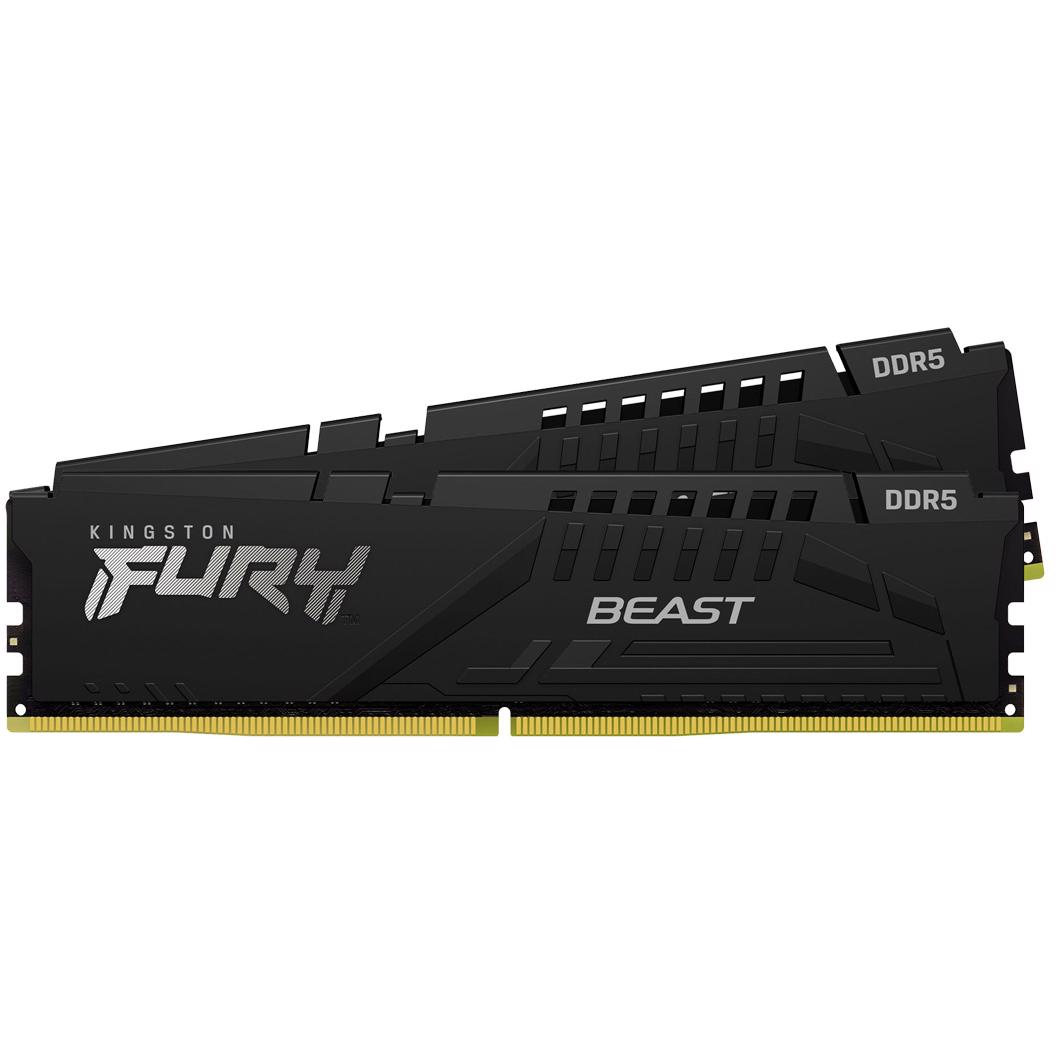 A large main feature product image of Kingston FURY Beast 16GB Kit (2x8GB) DDR5-6000 C36