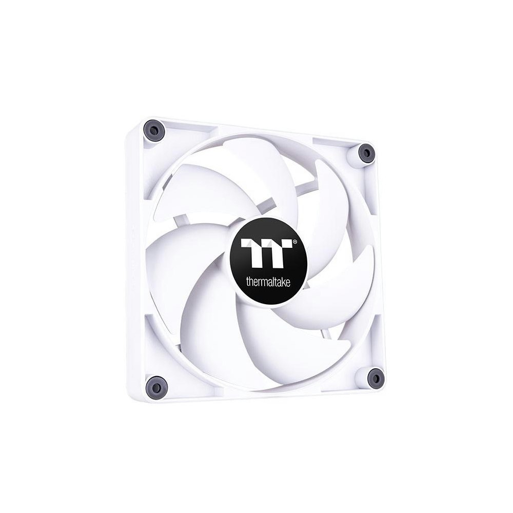 A large main feature product image of Thermaltake CT140 - 140mm PWM Cooling Fan (2 Pack, White)