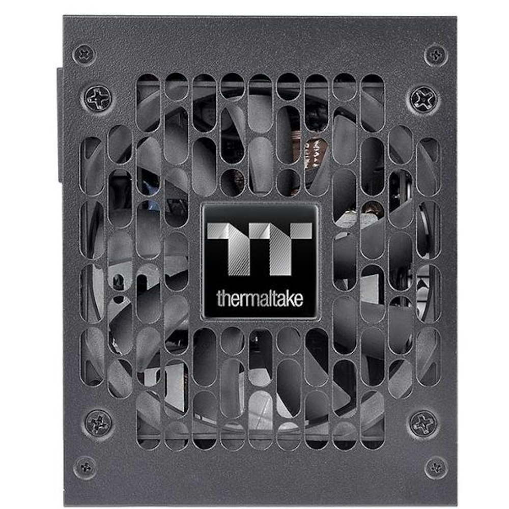 A large main feature product image of Thermaltake Toughpower SFX - 850W 80PLUS Gold PCIe 5.0 SFX Modular PSU