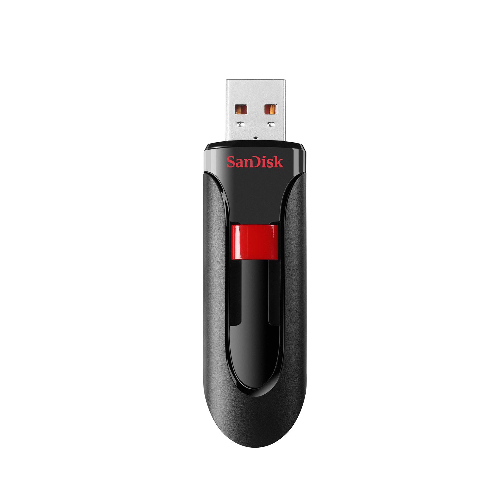A large main feature product image of SanDisk Cruzer Glide USB 2.0 Type-A Flash Drive - 64GB